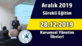 Kurumsal Yönetim İlkeleri – Rezervasyon Kotası Dolmuştur