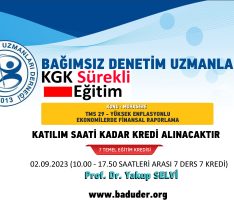 TMS 29 – YÜKSEK ENFLASYONLU EKONOMİLERDE FİNANSAL RAPORLAMA