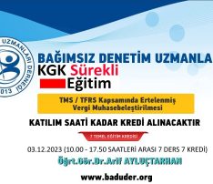 TMS / TFRS Kapsamında Ertelenmiş Vergi Muhasebeleştirilmesi