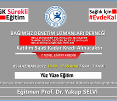 TMS-8 MUHASEBE POLİTİKALARI, MUHASEBE TAHMİNLERİNDE DEĞİŞİKLİKLER VE HATALAR TMS-23 BORÇLANMA MALİYETLERİ
