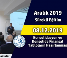 Konsolidasyon ve Konsolide Finansal Tabloların Hazırlanması – Rezervasyon Kotası Dolmuştur