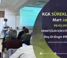 DENETÇİLER İÇİN ETİK İLKELER