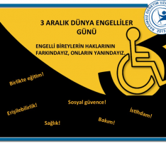 Dünya Engelliler Günü Kutlaması