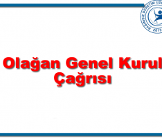 Olağan Genel Kurul Çağrısı