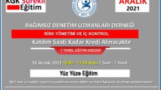 RİSK YÖNETİMİ VE İÇ KONTROL