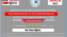 ﻿﻿YENİ DENETİM RAPORU VE KİLİT DENETİM KONULARI