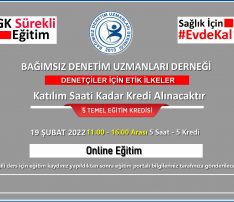 DENETÇİLER İÇİN ETİK İLKELER