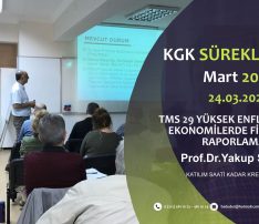 TMS 29 YÜKSEK ENFLASYONLU EKONOMİLERDE FİNANSAL RAPORLAMA