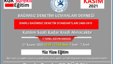 SINIRLI BAĞIMSIZ DENETİM STANDARTLARI 2400-2410