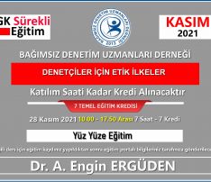 DENETÇİLER İÇİN ETİK İLKELER