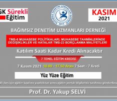TMS-8 MUHASEBE POLİTİKALARI, MUHASEBE TAHMİNLERİNDE DEĞİŞİKLİKLER VE HATALAR TMS-23 BORÇLANMA MALİYETLERİ