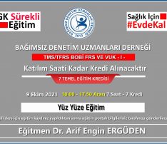 TMS/TFRS BOBİ FRS VE VUK -I-