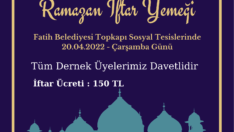 Ramazan İftar Yemeği