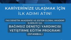 Bağımsız Denetçi Yardımcısı Eğitim Programı Kayıt