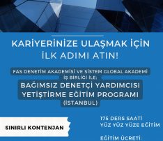 Bağımsız Denetçi Yardımcısı Eğitim Programı Kayıt