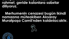 Başsağlığı ve Vefat