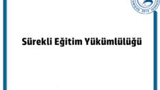 Sürekli Eğitim Yükümlülüğü