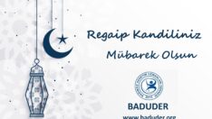 Regaip Kandiliniz Mübarek Olsun