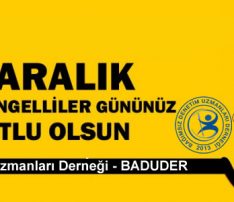 3 Aralık Engelliler Günü Mesajı 2016