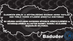 Ülkemizde Yaşanan Terör Olaylarını Kınıyoruz.