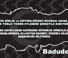 Ülkemizde Yaşanan Terör Olaylarını Kınıyoruz.