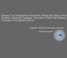 Sultanahmet Meydanı’nda Patlama