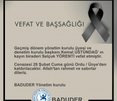Vefat ve Başsağlığı