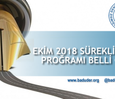 Sürekli Eğitim Ekim 2018 Takvimi Belli Oldu