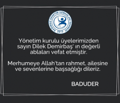 Vefat ve Başsağlığı