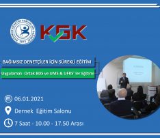 Uygulamalı  Ortak BDS ve UMS & UFRS’ ler Eğitimi