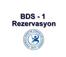 BDS – 1  Rezervasyon Formu