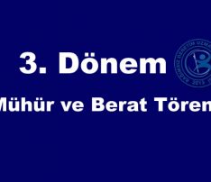 3.Mühür ve Berat Töreni Mesajı