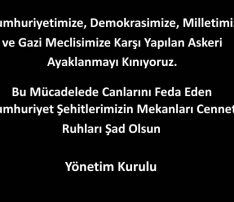 Kınama Mesajı
