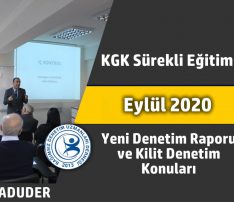 Yeni Denetim Rap. ve Kilit Den. Konuları