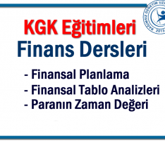 KGK Eğitimleri Başlıyor