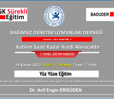 Hile Denetimi – 2 –