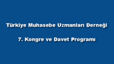 TMUD. 7. Kongre ve Davet Programı