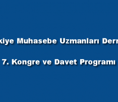 TMUD. 7. Kongre ve Davet Programı