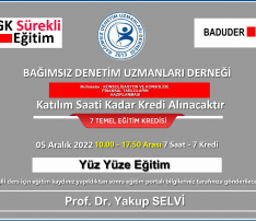 KONSOLİDASYON VE KONSOLİDE FİNANSAL TABLOLARIN HAZIRLANMASI