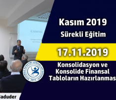 Konsolidasyon ve Konsolide Finansal Tabloların Hazırlanması – Rezervasyon Kotası Dolmuştur