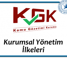 Kurumsal Yönetim İlkeleri