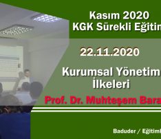 Kurumsal Yönetim İlkeleri