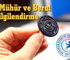 2. Mühür ve Berat Bilgilendirme