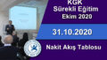 Nakit Akış Tablosu