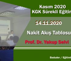 Nakit  Akış Tablosu