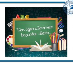 2018 – 2019 Eğitim ve Öğretim Yılı