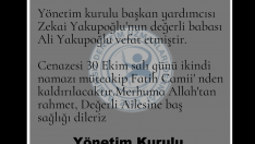 Vefat ve Başsağlığı