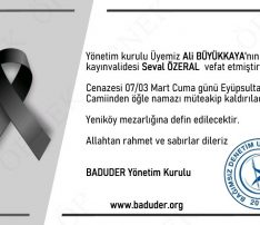 Vefat ve Başsağlığı