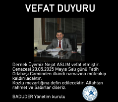 Vefat ve Başsağlığı