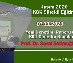 Yeni Denetim Raporu  ve  Kilit Denetim  Konuları